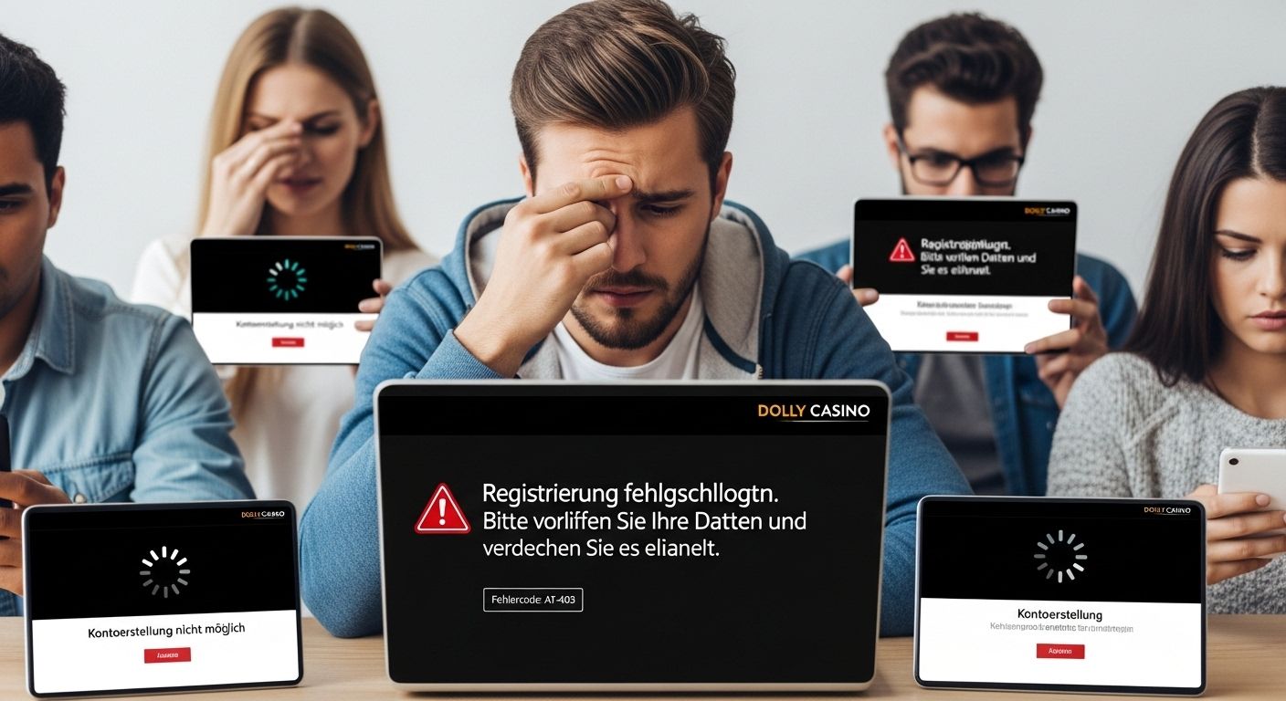Beheben von Registrierungsproblemen casino account problems